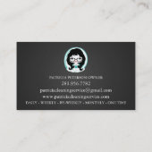 Visitekaartje reinigen (Achterkant)