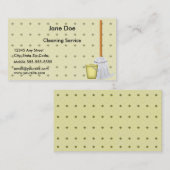 Visitekaartje reinigen (Voorkant / Achterkant)