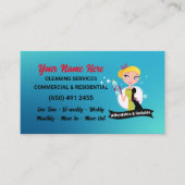 Visitekaartje reiniging — Bewaring (Voorkant)