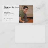 Visitekaartje reinigingsdiensten (Voorkant / Achterkant)