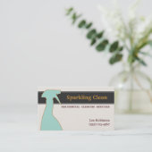 Visitekaartje reinigingsdiensten (Staand voorkant)