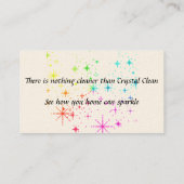 Visitekaartje reinigingsdiensten (Achterkant)