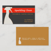 Visitekaartje reinigingsdiensten (Voorkant / Achterkant)