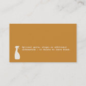 Visitekaartje reinigingsdiensten (Achterkant)