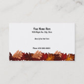 Visitekaartje Reinigingsnajaar Verloren Raking Ser (Achterkant)