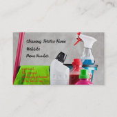 Visitekaartje reinigingsservice (Voorkant)