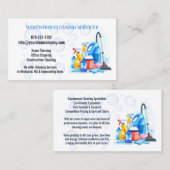 Visitekaartje reinigingsservice (Voorkant / Achterkant)