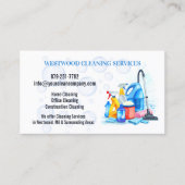 Visitekaartje reinigingsservice (Voorkant)