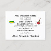 Visitekaartje reinigingsservice (Achterkant)