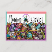 Visitekaartje reinigingsservice (Voorkant)