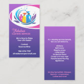 Visitekaartje reinigingsservice (Voorkant / Achterkant)