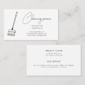 Visitekaartje reinigingsservice (Voorkant / Achterkant)