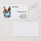 Visitekaartje reinigingsservice (Voorkant / Achterkant)