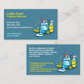 Visitekaartje reinigingsservice (Voorkant / Achterkant)