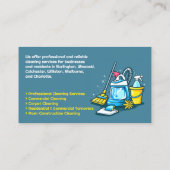 Visitekaartje reinigingsservice (Achterkant)