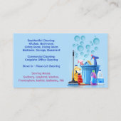 Visitekaartje reinigingsservice (Achterkant)