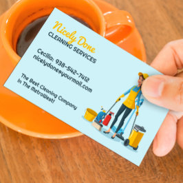 Visitekaartje reinigingsservice