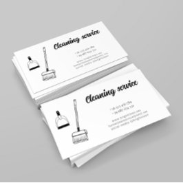 Visitekaartje reinigingsservice