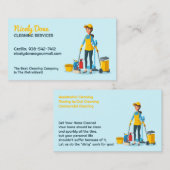 Visitekaartje reinigingsservice (Voorkant / Achterkant)