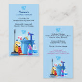 Visitekaartje reinigingsservice (Voorkant / Achterkant)