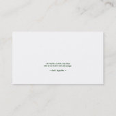 Visitekaartje: Reis Visitekaartje (Achterkant)