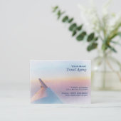 Visitekaartje reisagent (Staand voorkant)