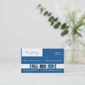 Visitekaartje reisagent (Staand voorkant)