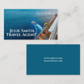 Visitekaartje reisagent (Voorkant / Achterkant)