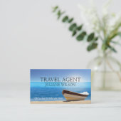 Visitekaartje reisagent (Staand voorkant)