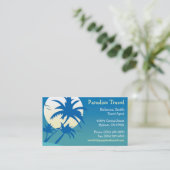 Visitekaartje reisagent (Staand voorkant)