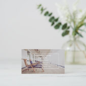 Visitekaartje reisagent (Staand voorkant)