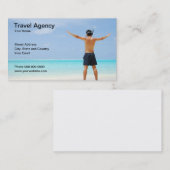 Visitekaartje reisbureau (Voorkant / Achterkant)