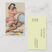 Visitekaartje reisbureau (Voorkant / Achterkant)