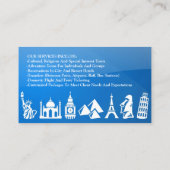 Visitekaartje reisbureau (Achterkant)