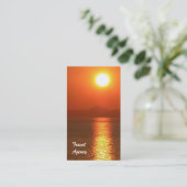 Visitekaartje reisbureau (Staand voorkant)