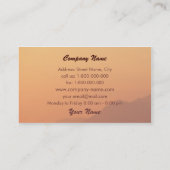 Visitekaartje reisbureau (Achterkant)