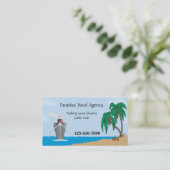 Visitekaartje reisbureau (Staand voorkant)