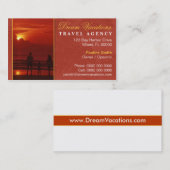 Visitekaartje reisbureau (Voorkant / Achterkant)