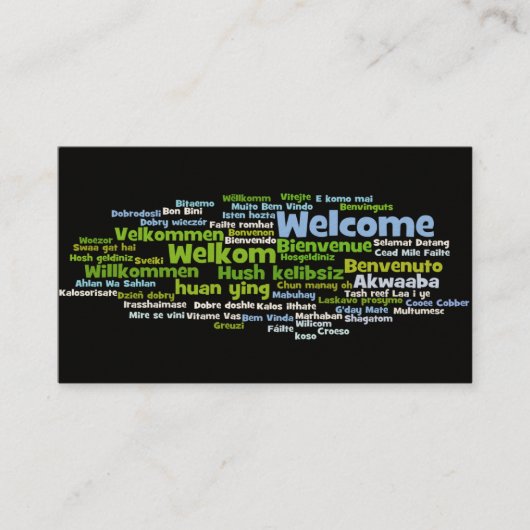 Visitekaartje reisbureau (Voorkant)