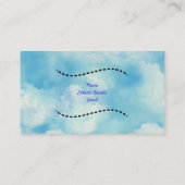 Visitekaartje reisbureau (Achterkant)