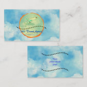 Visitekaartje reisbureau (Voorkant / Achterkant)