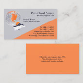 Visitekaartje reisbureau (Voorkant / Achterkant)