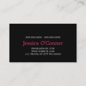 Visitekaartje reisbureau (Achterkant)