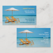 Visitekaartje reisbureau (Voorkant / Achterkant)