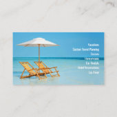 Visitekaartje reisbureau (Achterkant)