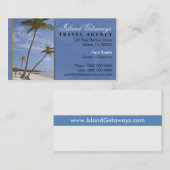 Visitekaartje reisbureau (Voorkant / Achterkant)