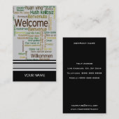 VISITEKAARTJE REISBUREAU (Voorkant / Achterkant)