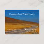 Visitekaartje reisbureau (Voorkant)