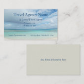 Visitekaartje reisbureau (Voorkant / Achterkant)