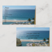 Visitekaartje reisbureau (Voorkant / Achterkant)